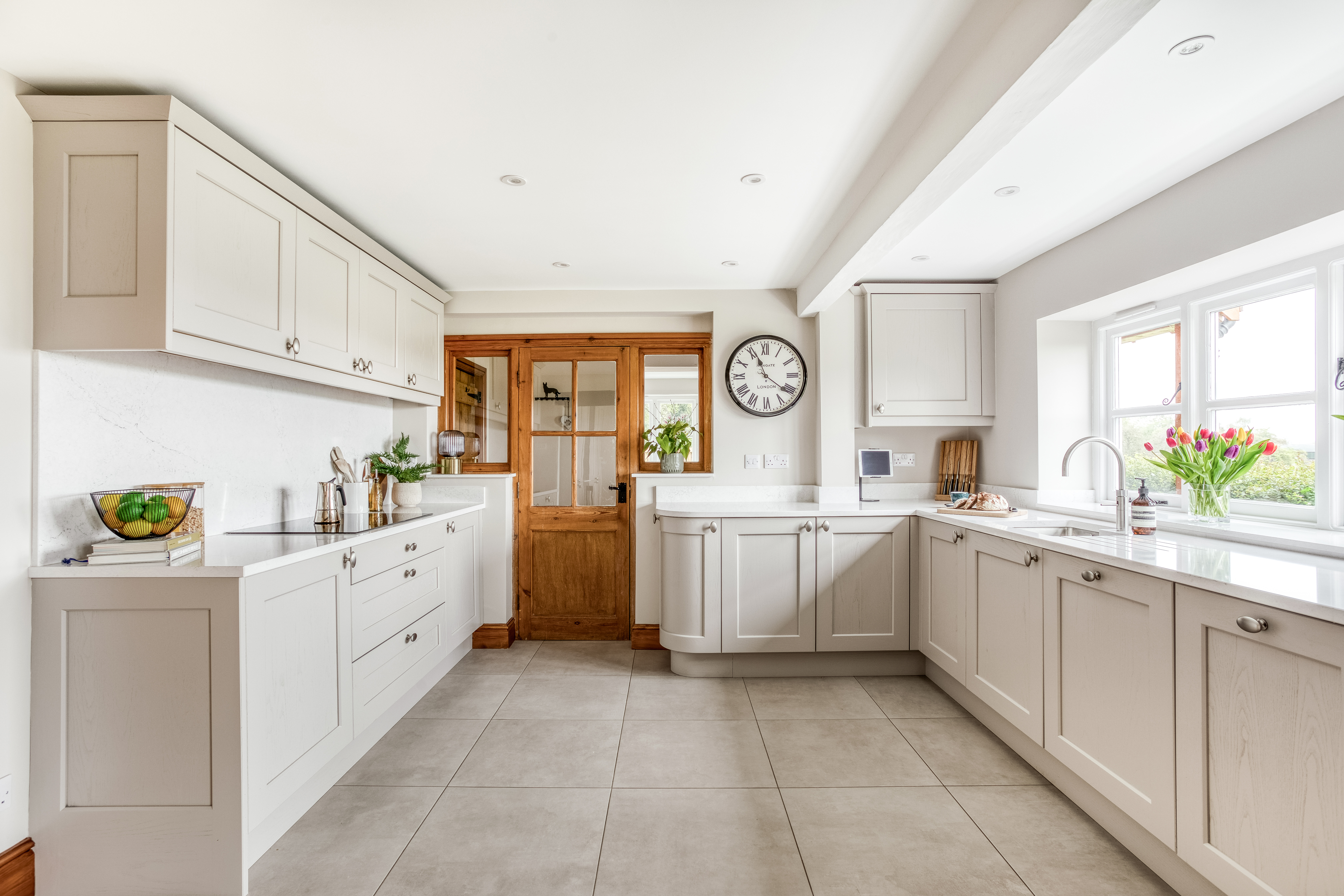 Painted Warm Grey Shaker Kitchen & Utility